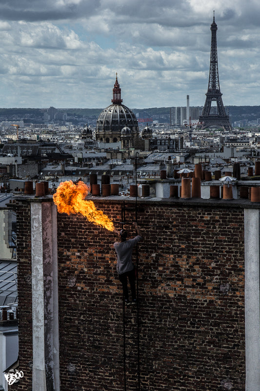 Fire over Paris